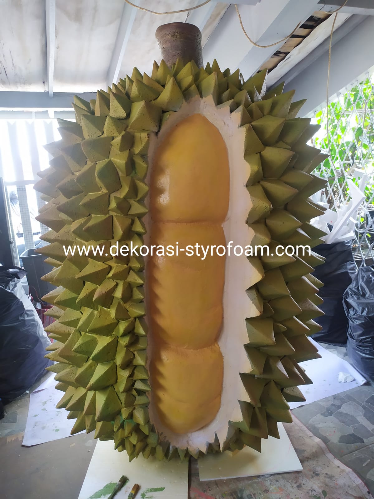 Dekorasi Styrofoam 3D Durian